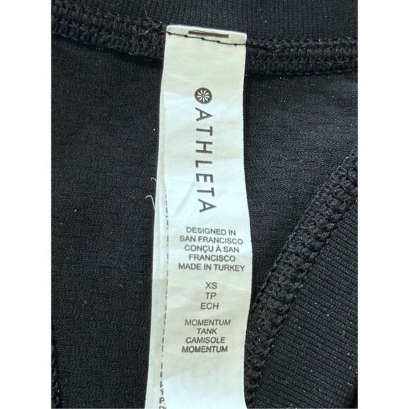 Athleta black tank top size XS A781 - Picture 5 of 5